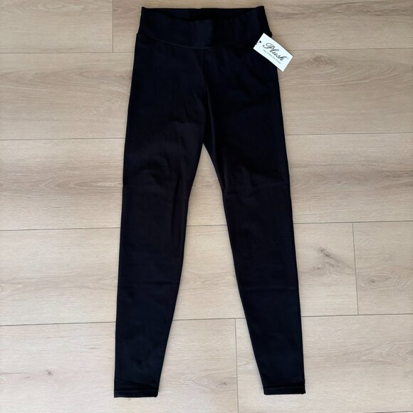 Plush Apparel Extra Soft Fleece Lined Matte Stirrup Leggings - Picture 2 of 5